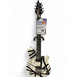 Used EVH Wolfgang Special Black and White Solid Body Electric Guitar