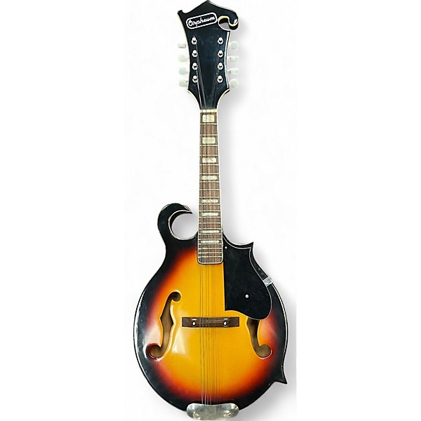 Vintage 1950s Orpheum F STYLE Brown Sunburst Mandolin