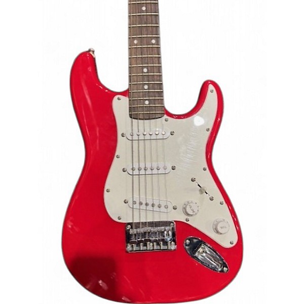 Used Squier Mini Affinity Stratocaster Red Electric Guitar