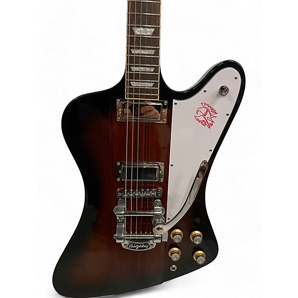 Used Epiphone INSPIRED BY GIBSON FIREBIRD (WITH ADDED BIGSBY) 2 Color Sunburst Solid Body Electric Guitar