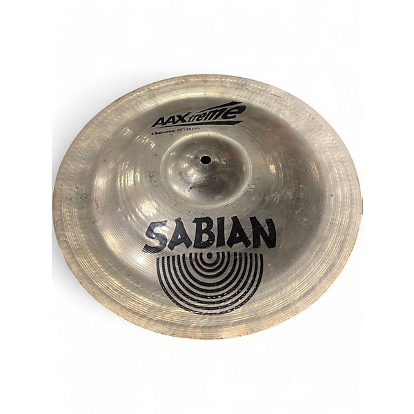 Used 2020 SABIAN 15in AAX China Brilliant Cymbal