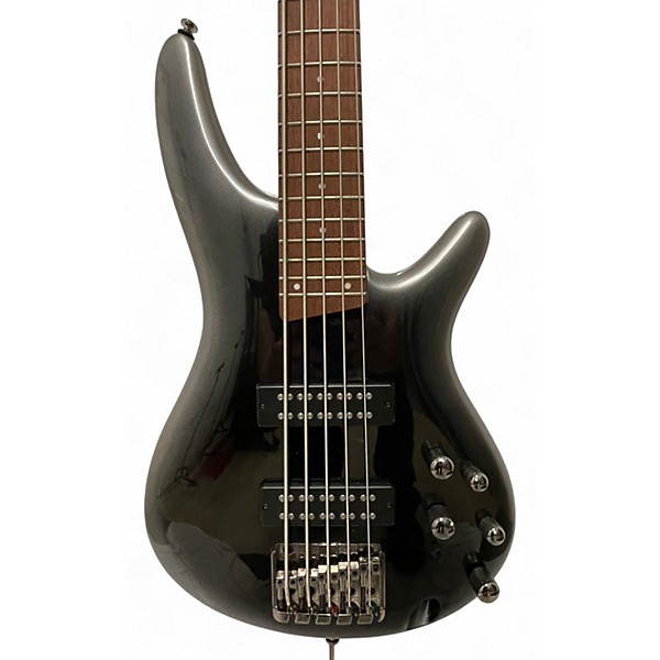 Used Ibanez SDGR 5 STRING Gray Electric Bass Guitar