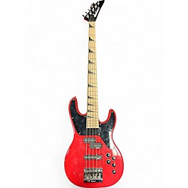 Used Jackson X SERIES CONCERT CBXNT V Red Electric Bass Guitar