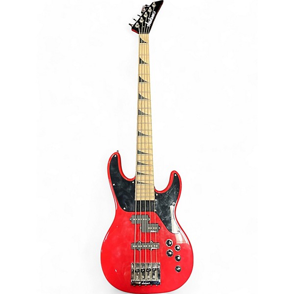 Used Jackson X SERIES CONCERT CBXNT V Red Electric Bass Guitar