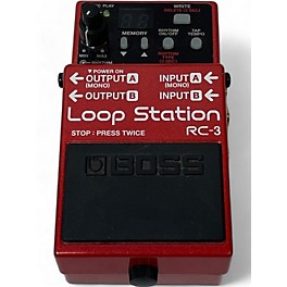 Used BOSS RC3 Loop Station Pedal