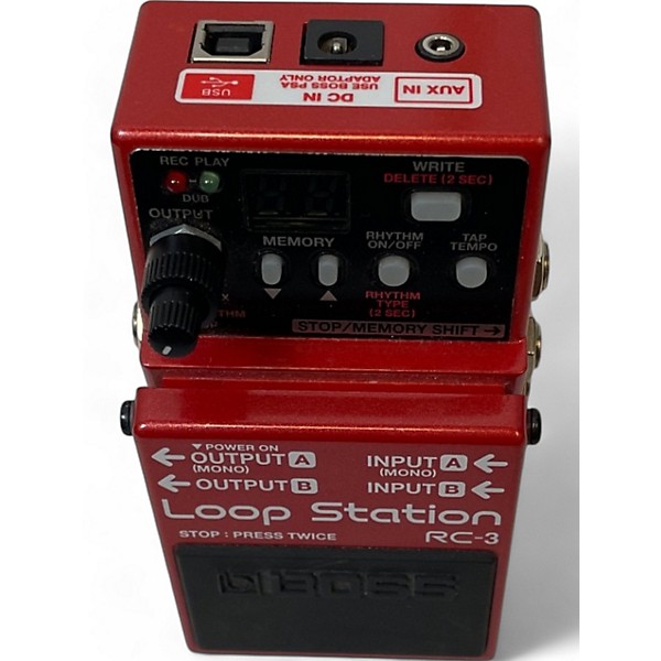 Used BOSS RC3 Loop Station Pedal