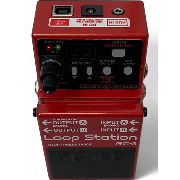 Used BOSS RC3 Loop Station Pedal