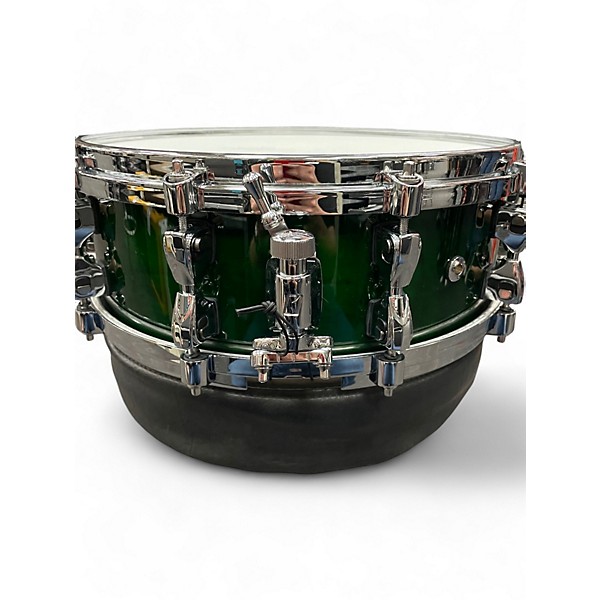 Used TAMA 14X5 Starphonic Snare Green Drum