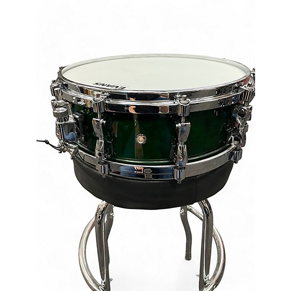 Used TAMA 14X5 Starphonic Snare Green Drum