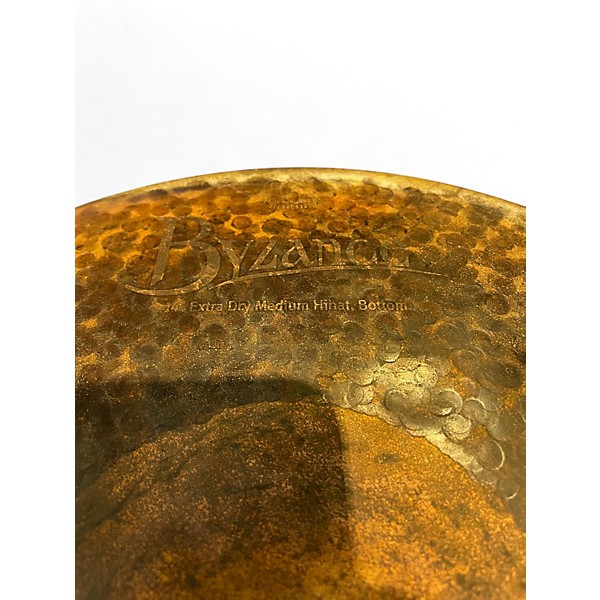 Used MEINL 14in Byzance EX Dry Medium Hi Hat Pair Cymbal