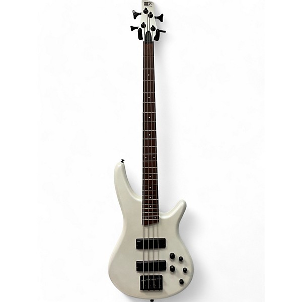 Used Ibanez SR250 Pearl White Electric Bass Guitar