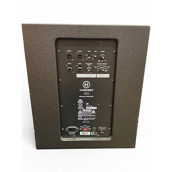 Used Harbinger S12 Powered Subwoofer