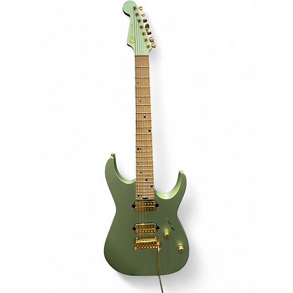 Used Charvel Angel Vivaldi Signature DK24-7 Sage Green Metallic Solid Body Electric Guitar