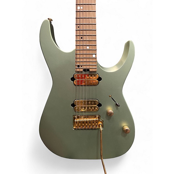 Used Charvel Angel Vivaldi Signature DK24-7 Sage Green Metallic Solid Body Electric Guitar