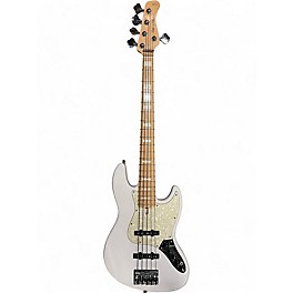 Used Sire Marcus Miller V7 Swamp Ash 5 String White Blonde Electric Bass Guitar