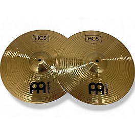 Used MEINL 14in HCS Hi Hat Pair Cymbal