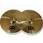 Used MEINL 14in HCS Hi Hat Pair Cymbal thumbnail