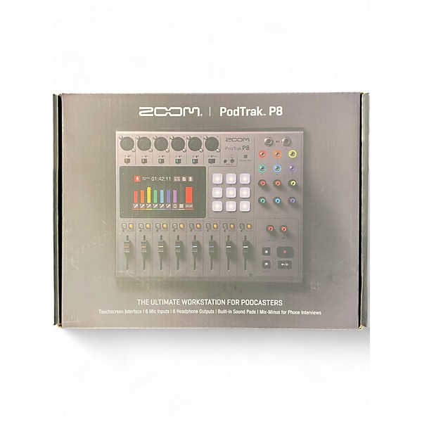 Used Zoom Podtrak P8 MultiTrack Recorder