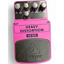 Used Behringer HD300 Heavy Distortion Effect Pedal