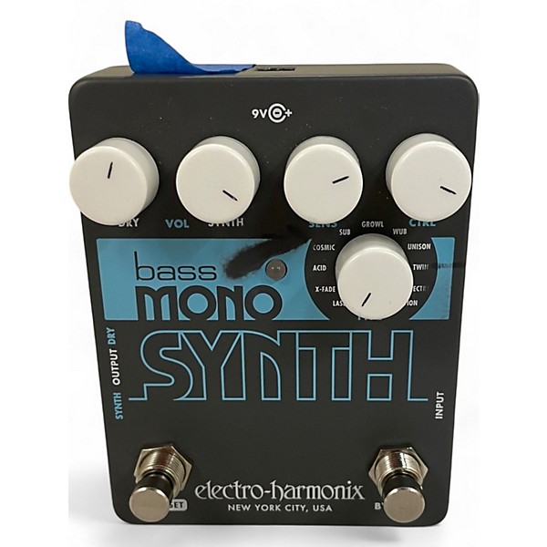 Used Electro-Harmonix Bass Mono Synth Bass Bass Effect Pedal