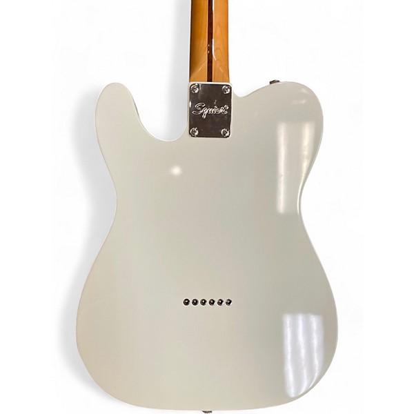 Used Squier Classic Vibe Telecaster Thinline Olympic White Hollow Body Electric Guitar