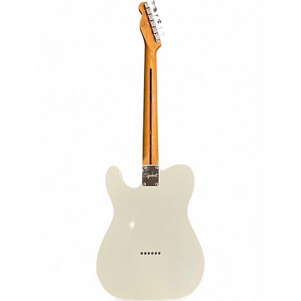 Used Squier Classic Vibe Telecaster Thinline Olympic White Hollow Body Electric Guitar