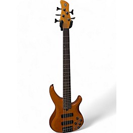 Used Yamaha TRBX605FM 5-string matte amber Electric Bass Guitar