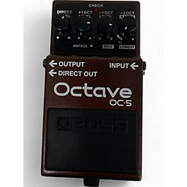 Used BOSS OC5 Octave Effect Pedal