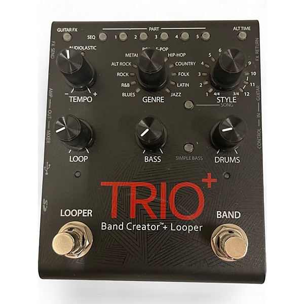 Used DigiTech Trio+ Band Creator Plus Looper Pedal