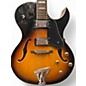 Used Washburn J3 Jazz Florentine 3 Color Sunburst Hollow Body Electric Guitar