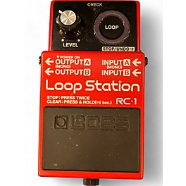 Used BOSS RC1 Loop Station Pedal