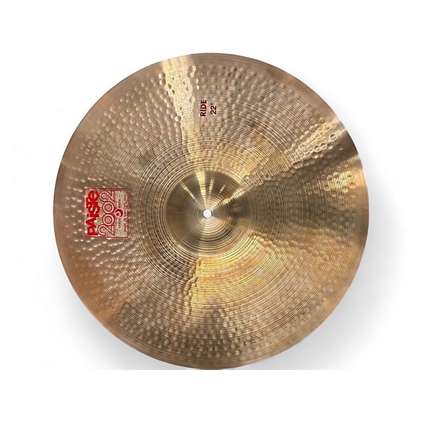 Used Paiste 22in 2002 Ride Cymbal