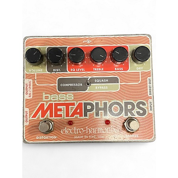 Used Electro-Harmonix Bass Metaphors Compressor Bass Effect Pedal