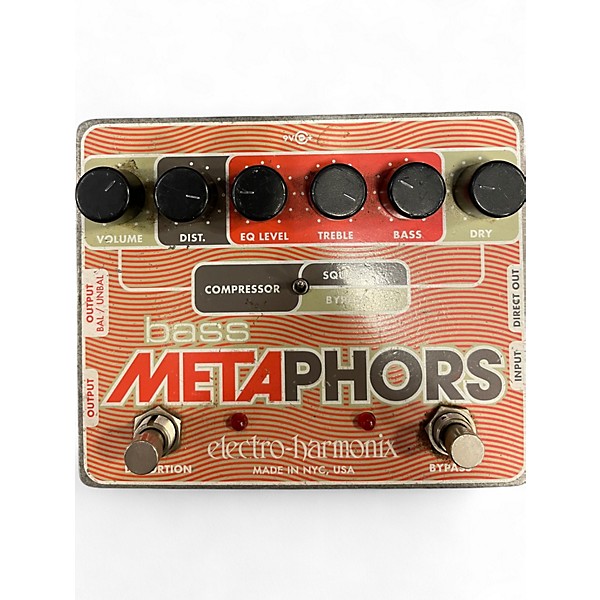 Used Electro-Harmonix Bass Metaphors Compressor Bass Effect Pedal