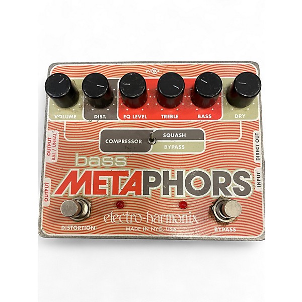 Used Electro-Harmonix Bass Metaphors Compressor Bass Effect Pedal