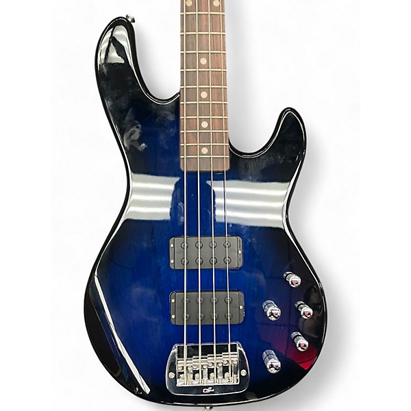 Used G&L Tribute M2000 Blue Burst Electric Bass Guitar