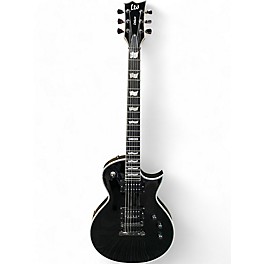 Used Ltd EC-1000T Deluxe Black Solid Body Electric Guitar
