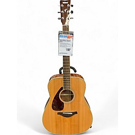 Used Yamaha FG720SL Left Handed Natural Acoustic Guitar