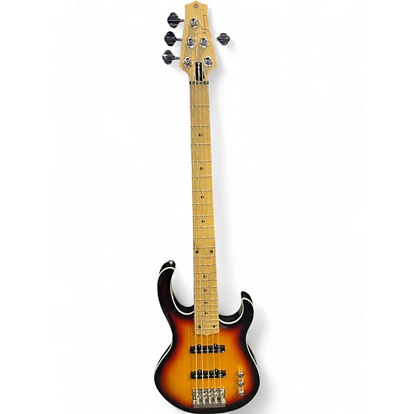 Used H. Jimenez LBS5 Vintage Sunburst Electric Bass Guitar