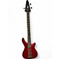 Used Rogue lx205b Candy Apple Red Electric Bass Guitar thumbnail