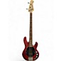 Used Sterling by Music Man Ray4 Red Electric Bass Guitar thumbnail