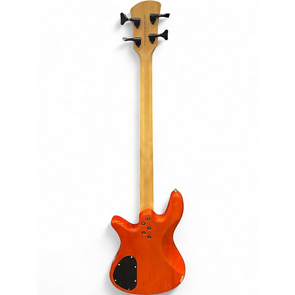 Used Spector Q4 ORANGE Electric Bass Guitar