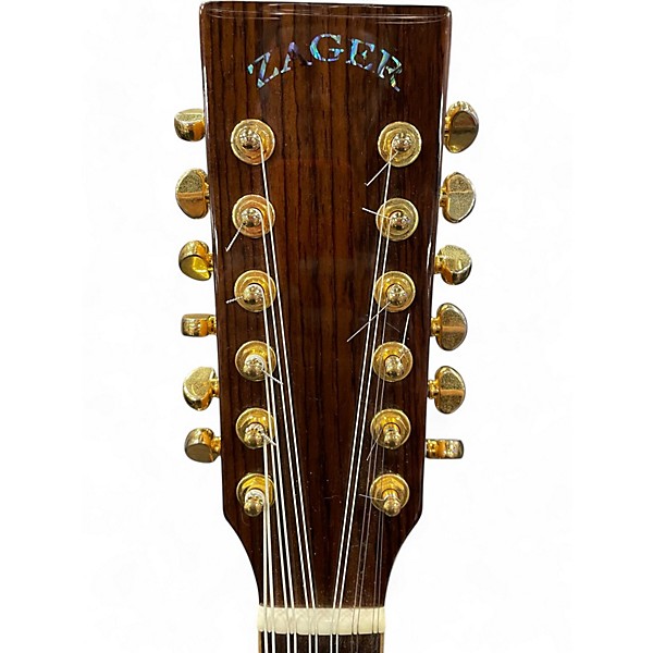 Used Zager ZAD 900CE 12 AURA N Natural 12 String Acoustic Electric Guitar