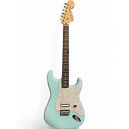 Used 2023 Fender Tom Delonge Signature Stratocaster Daphne Blue Solid Body Electric Guitar