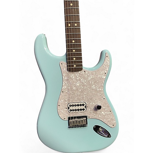 Used 2023 Fender Tom Delonge Signature Stratocaster Daphne Blue Solid Body Electric Guitar