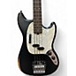 Used Fender JMJ ROAD WORN MUSTANG BASS Satin Black Electric Bass Guitar