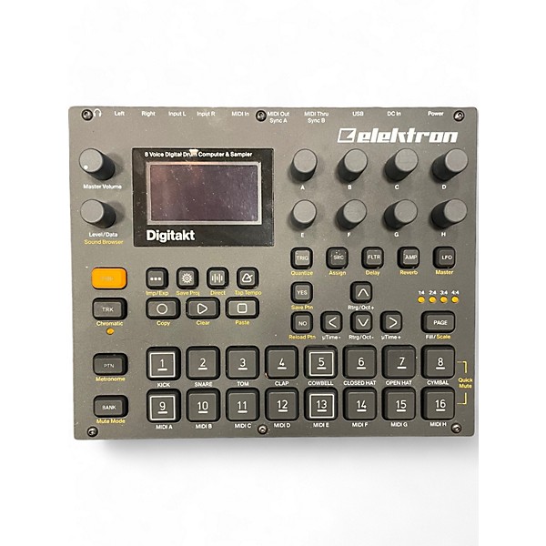 Used Elektron DIGITAKT Drum Machine