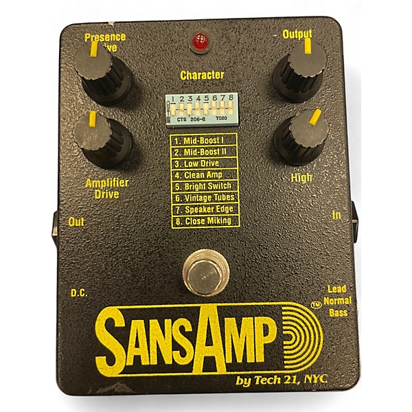 Used Tech 21 SANSAMP  Guitar Preamp