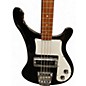 Vintage 1976 Rickenbacker 4000 Black Electric Bass Guitar