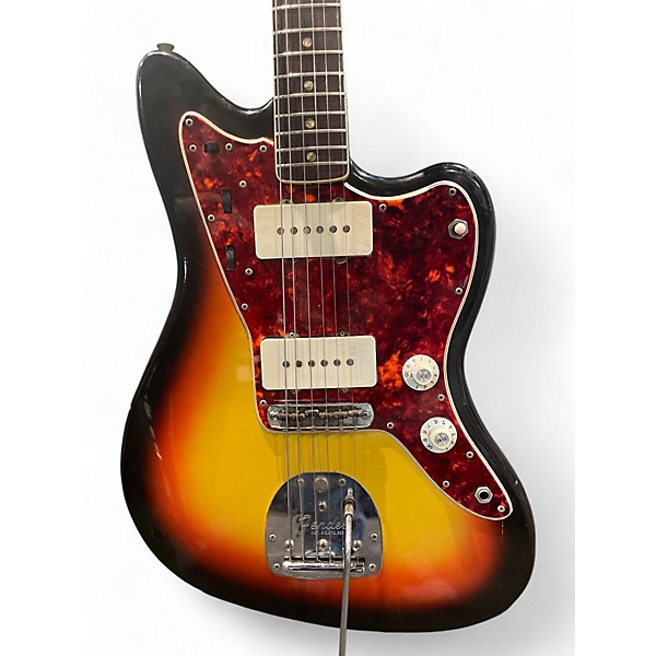 Vintage 1966 Fender Jazzmaster 3 Color Sunburst Solid Body Electric Guitar